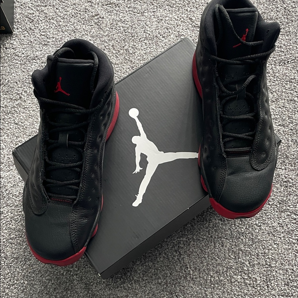 Jordan Kids Sneakers Black Red
